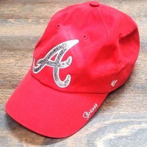 Red Atlanta Braves '47 baseball hat